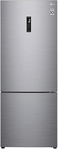 Refrigerador LG Bottom Freezer Inverse 451L Platinum 110V GC-B569NLLM
