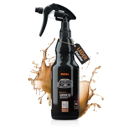 ADBL Leather QD (500ml) - Lederreiniger und Pflege - Entfernt Schmutz, Flecken und Rückstände - Hinterlässt ein mattes Finish - Schnellreiniger für Leder mit UV-Schutz, Kunstleder, Veganes Leder