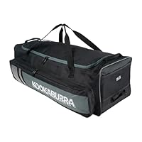 Kookaburra 4500 Wheelie Cricket-Tasche, Schwarz/Grau