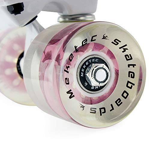 image for Meketec Skateboards Mini Cruiser 22 inch Retro Boy Kids First Skateboa