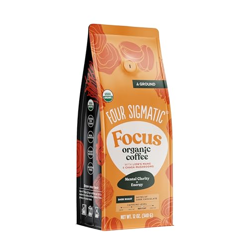 Four Sigmatic Bio-Pilzkaffee | Dunkel geröstet,...
