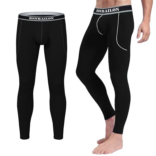 Mens Long Johns Thermal Underwear Size M-2XL