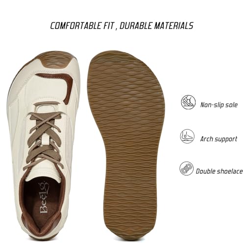 Image of Casual Sneakers for Women Lace Detail Elegant Ribbon Lace-Up Fashion Sneakers with Leather Upper Memory Foam Insole and Trendy Casual Shoes for Women