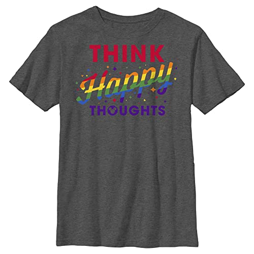 T-Shirt Garçon Disney Pensées Heureuses en coton bio col rond
