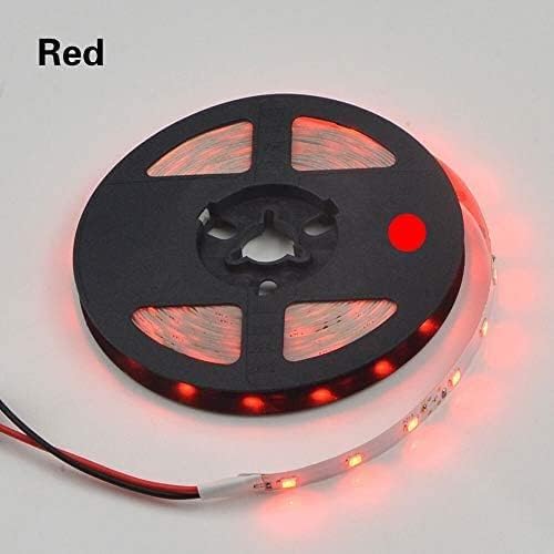 10M 32.8FT or 5M 16.4FT 2835 (3528) RGB LED Light Bar DC 12V Ratio 5050 SMD 60LEDS / M Interior Decorative Tape Tape (Emitting Color : Green, Wattage : 5M 1 Roll) (10m (2roll 5m) Red)