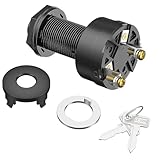 Panglong Club Car Ignition Switch, Golf Cart Key Switch 2-PIN, Fit 1996-up Club Car DS 36V or 48V Electric Golf Cart, Replace OEM# 101826201