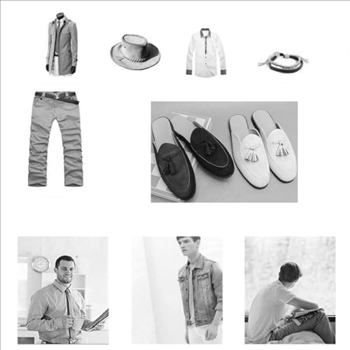 Men's Suede Tassel Flat Penny Loafers Summer Round Toe Lightweight Slip On Anti-Slip Casual Moccasin Mules for Work Party4