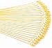 Gold Chain 18K Gold Plated Snake Chains for Necklace Jewelry Making 24pcs 1.2mm 20inch with Lobster Clasps Women DIY Bulk Link Supplies