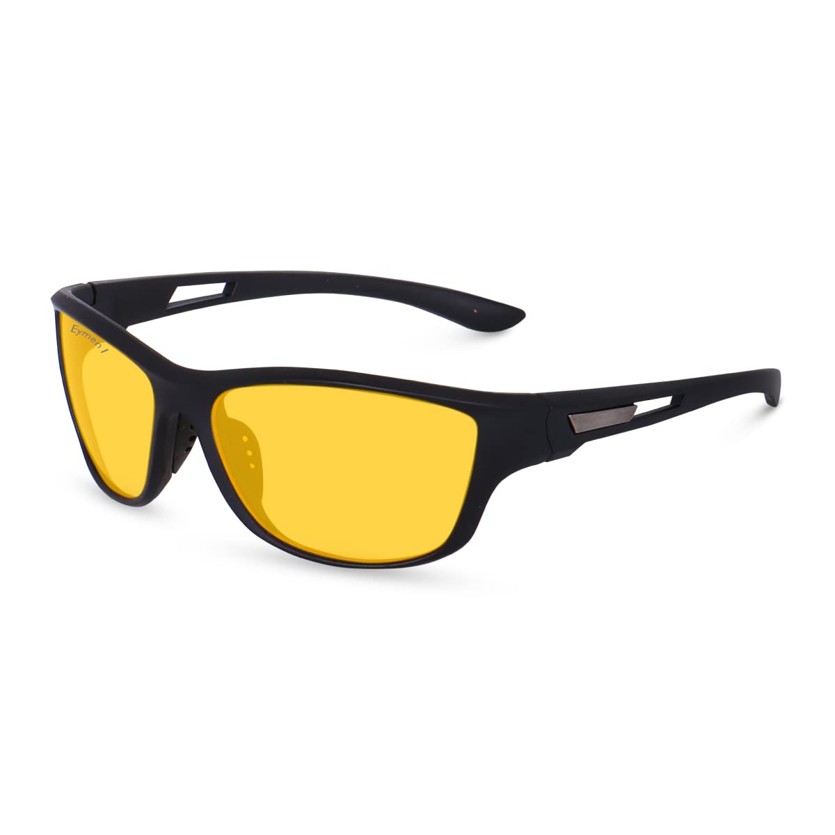eymen i Eyemen I Wrap Around Polarized Sunglasses for Men and Women | HD Vision Glasses for Driving Car Riding Bike | Anti Glare Glass for Travelling Sports Outdoors Yellow-picture-47