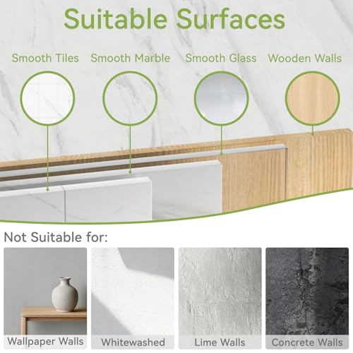 Dimyno Shower Shelf Corner, Adhesive Shower Caddy Rustproof, Shower Shelves Corner with Soap Holder, No Drilling Shower Corner Organizer for Dorm, Renters Bathroom, Black, 3 Pack by Dimyno - Used condition - Image 8