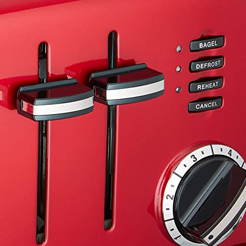 Cuisinart Cpt-180Mr Metal Classic 4-Slice Toaster, Metallic Red #TOP4