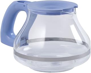 Fackelmann Verseuse pour cafetière Jarra para cafetera Philips (502, Cristal, 16 x 16,3 x 12,7 cm), Color Lila, 1.2 litres