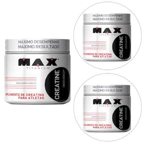 Kit 3x Creatina - 300g - Max Titanium
