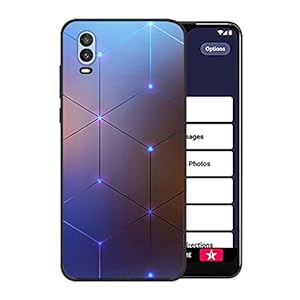 Case for Jitterbug Good 3（aka Energetic Good Telephone Case TPU Gentle Cowl (Gradient Star Level)