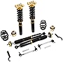 Coilover Struts Spring Shocks Adjustable Coilovers Suspension Coil Spring Shocks and Struts Full Set Kits ECCPP fit for 01-05 for BMW 320i /00 for BMW 323Ci /98-00 for BMW 323i /01-05 for BMW 325Ci