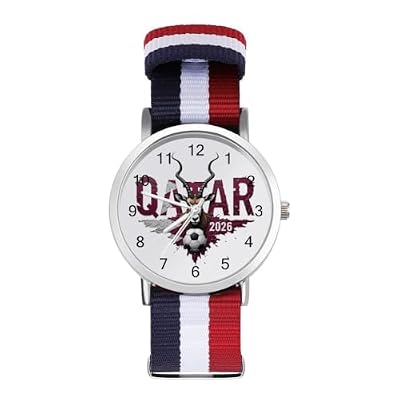 ZMYAPQO Qatar 2026 Soccer Football Watches for Men