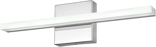 Miniatura 9 de Modernas luces LED de tocador para baño, 19.8 pulgadas, 12 W, color negro, luces de baño sobre espejo, accesorios de iluminación de tocador de baño