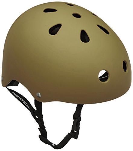 INDUSTRIAL(�C���_�X�g���A��) HELMET Flat Army Green S BW00622 A.GRN S:��56cm �X�P�[�g�{�[�h�p�w�����b�g