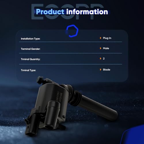 ECCPP ignition coils Pack of 8 UF378,coils packs,for Jeep Grand Cherokee 2005 &,for Dodge,for Ram 1500/Ram 2500/Ram 3500 2003-2005,Durango 2004-2005,Magnum 2005 &,for Chrysler 300,5.7L,UF378 E1005 by ECCPP - Image 2