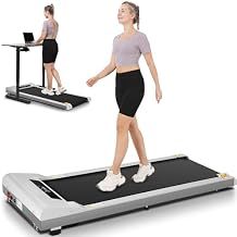 Walking Pad 3 in 1 Under Desk Treadmill, 2.5HP Portable Treadmills for Home 300lbs Weight Capacity, Jogging Running Machine with Remote Control and LED Display