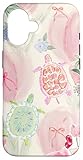 Cute Sea Turtle & Flower Summer Pink Girly