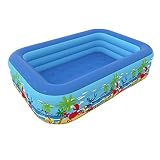 Piscina inflable, 3ª / 4ª Planta Espesada Duradero Familia Segura Grande Piscina for niños, for Piscinas Cubiertas y al Aire Libre inflables for niños...