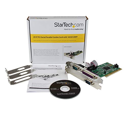 Startech.com 2S1P Pci Serial Parallel Combo Card With 16550 Uart - Ieee 1284 Card - Serial Parallel Pci - Pci Serial Adapter (Pci2S1P) #TOP4