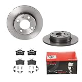 LIEFERUMFANG: BREMBO BREMSSCHEIBEN Ø230 + BREMSBELÄGE HINTEN FÜR VW POLO 6N2 POLO VARIANT 6V5