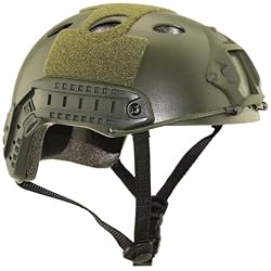 Casco táctico Estilo Militar, Casco de Airsoft Paintball Casco para con protección Gafas para Airsoft o Paintball, con Gafas, para Combate en Espacios Cerrados (OD)