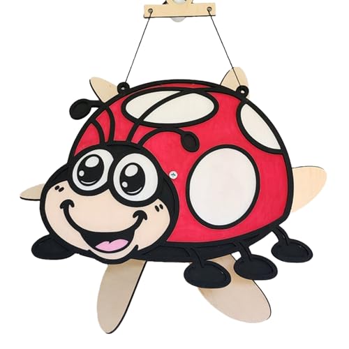 Moulin à vent en bois style dessin animé, le cadeau extérieur idéal