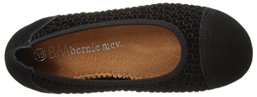 Bernie Mev Girl's Bella Me K Ballet Flat, Black Velvet, 28-35 M M Eu Big Kid (31 Us) #TOP4
