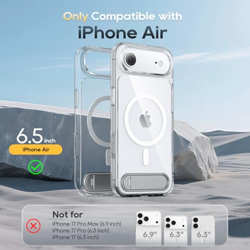 Étui smartphone 2026 Air transparent avec support intégré pour mobile - 2