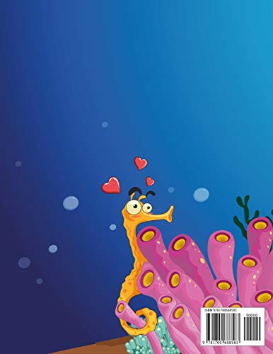 Livro para Colorir de Cavalos Marinhos: 1