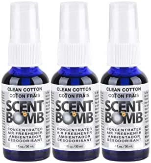 Scent Bomb Air Freshener: Clean Cotton (3 Pack)