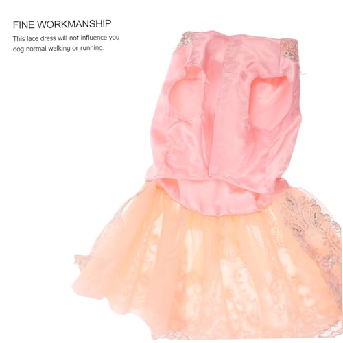 Toddmomy 3 Pecas Vestido Animal Estimação Vestido Para Casamento Vestido Bordado Fantasias Princesa