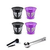 Reusable K-Cups For Keurig K Supreme and K Supreme Plus, Refillable Coffee KCup Capsule Filter Pods...