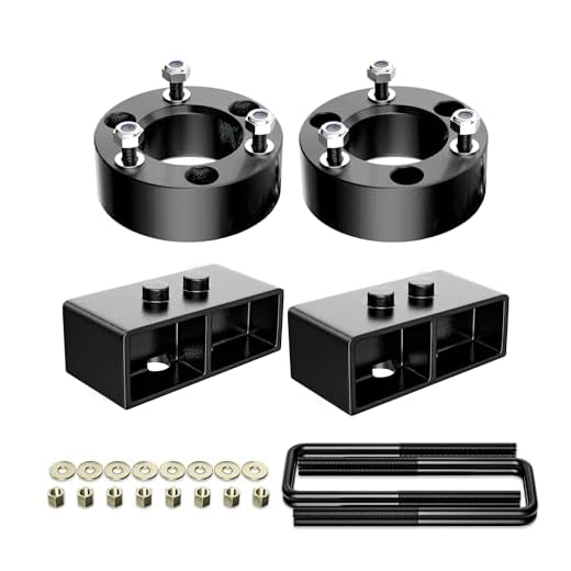 3" Front and 2" Rear Leveling Lift Kits for 2004-2022 F150,3 inch Front and 2 inch Rear Strut Spacers Leveling Kit Compatible with 2004-2022 F150 2WD 4WD