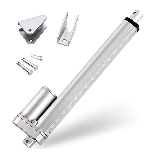 DCHOUSE 1000 N 400 mm hub max linjär drift, DC 12 V motor linjära teknikställatorer för elektroniska, medicinska, elektriska dörröppnare och automatiseringstillämpningar