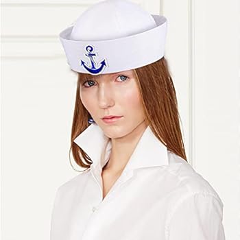 HXHWKEN Sailor Hat Navy Hunting Captain Hat Nautical Hats Sailor