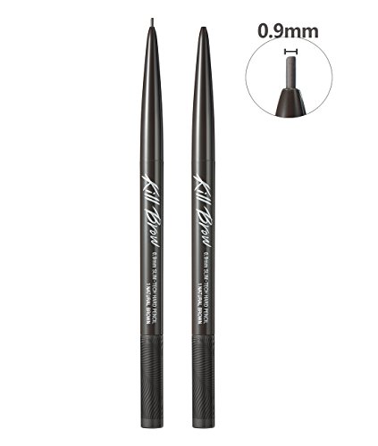 CLIO Kill Brow Slim Tech Hard Pencil 0.04 inches 001 Natural Brown