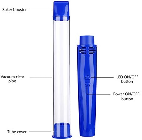 Powerful Bug Catcher, Spider and Insects Catcher with LED Light, Rechargeable Bug Vacuum (Safe to Insects)