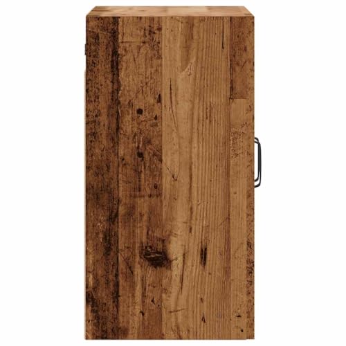 Miniatura 6 de Vidaxl Armario Pared Madera Envejecida 60x31x60 Cm, Flotante, Para Cd