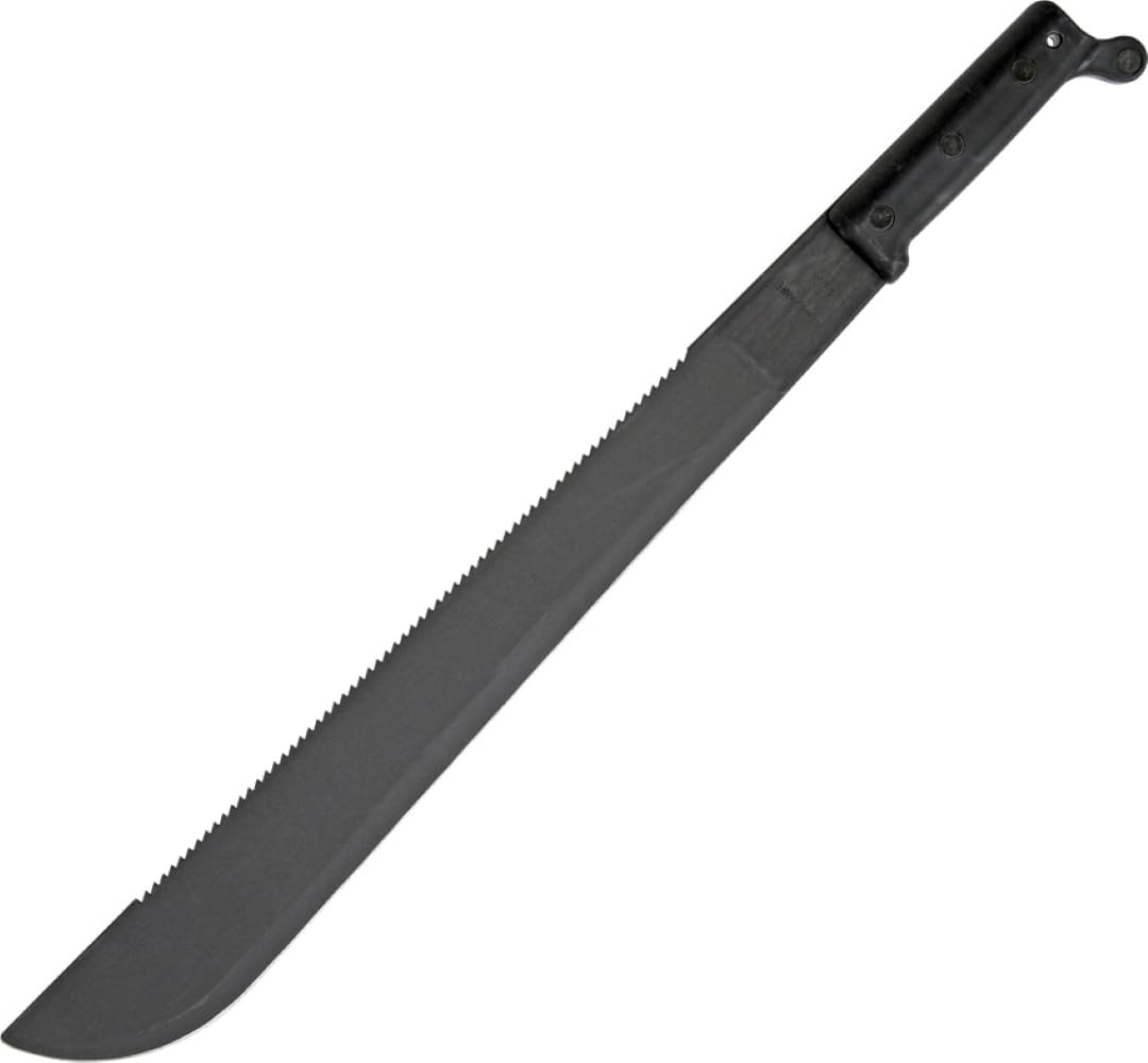 6120 1-18SBK Machete Sawback Black
