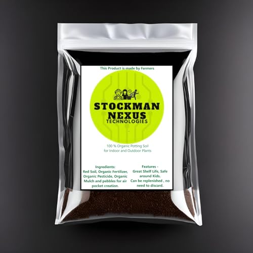 Stockman Nexus Organic Soil (5 Kg) | Garden Soil | Organic Potting Soil with Organic Fertilizer, Organic Pesticide, Coco-Peat and Natural Pebbles (Packed Separately) for Plants and Trees (B0CXY1BB5Y) Amazon Price History, Amazon Price Tracker