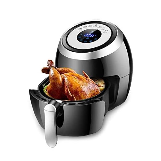 YFGQBCP Smart touchAir Fryer, stor varmluftsfritös ugn, Klimatspis w/avtagbar nonsticka, snabb knob, recept, för thanksgivingmat, storlek 30,2 cm x 35,4 cm