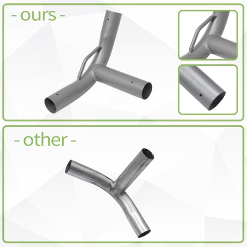 ICITYWALL 8 Leg Carport Kits，High Peak Canopy Fitting Kit with 1-3/8" ID, Galvanized Steel Carport Connectors, shed Frame kit DIY Project by ICITYWALL - Image 5