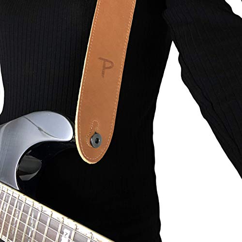 Perri’s Leathers Ltd. – Sangle de guitare – Cuir italien – Brun – Ajustable – Pour Guitares Acoustiques/Basses… - Les Beatles, Paul McCartney, John Lennon, RIngo Starr, George Harrison Perri’s Leathers Ltd. - Sangle de guitare - Cuir italien - Brun - Ajustable - Pour Guitares Acoustiques/Basses… – Image 4