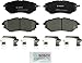 BOSCH BP1078 QuietCast Premium Semi-Metallic Disc Brake Pad Set - Compatible With Select Subaru Forester, Legacy, Outback, B9 Tribeca, Tribeca, WRX; FRONT