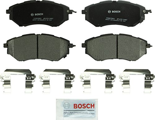 BOSCH BP1078 QuietCast Premium Semi-Metallic Disc Brake Pad Set - Compatible with Select Subaru Forester, Legacy, Outback, B9 Tribeca, Tribeca, WRX; FRONT by Bosch - Used condition - US$31.93