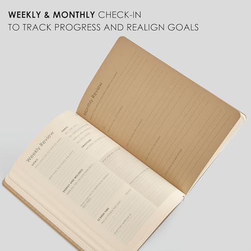 Image of myPAPERCLIP 12 Weeks Wellness Journal | A5 Size, 210 Pages, 80 GSM | 84 Daily, 12 Weekly, 3 Monthly Review Pages | Wellness Log, Mindful Habits, Reflection (Green)